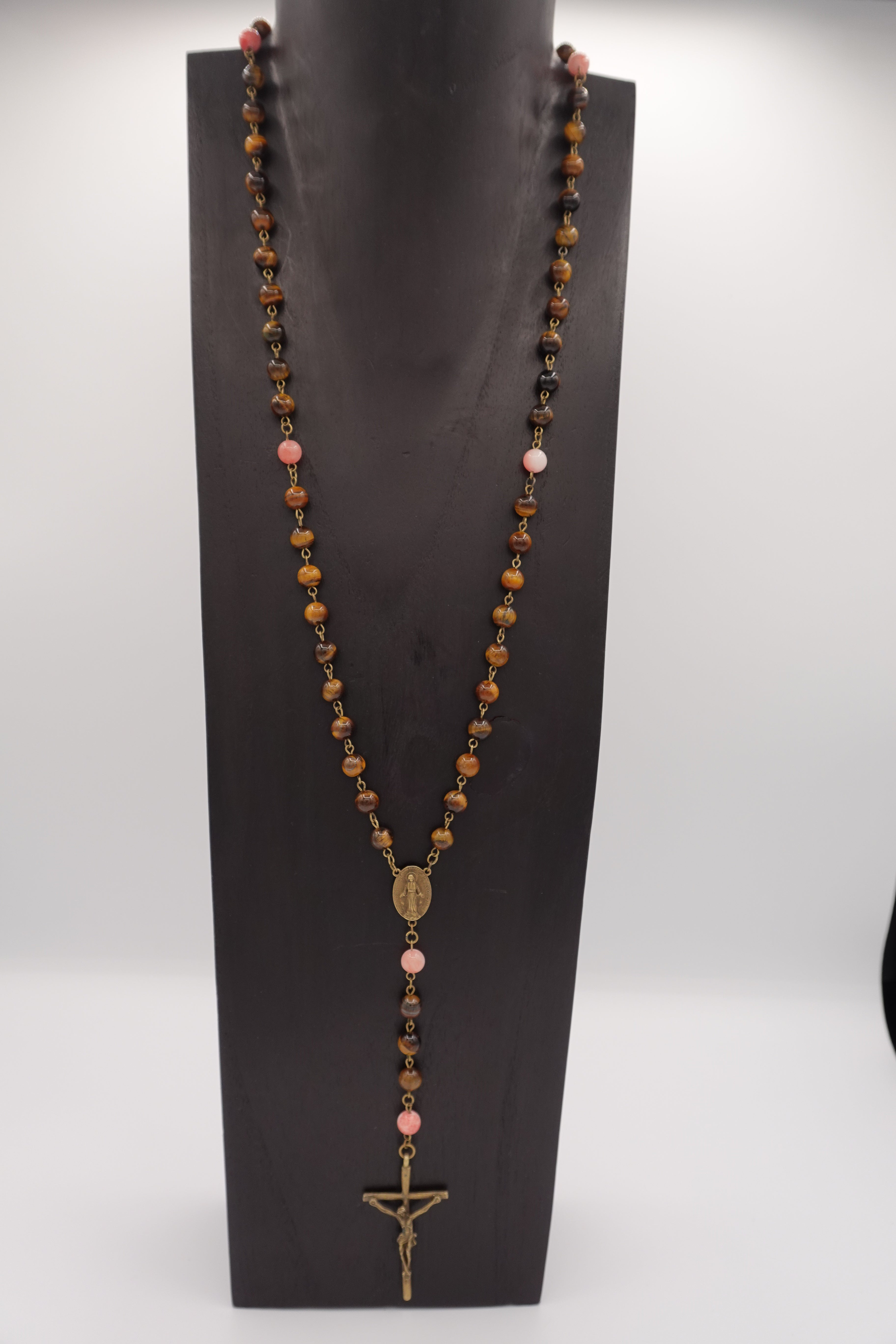 Tigers Eye and Rose Quartz